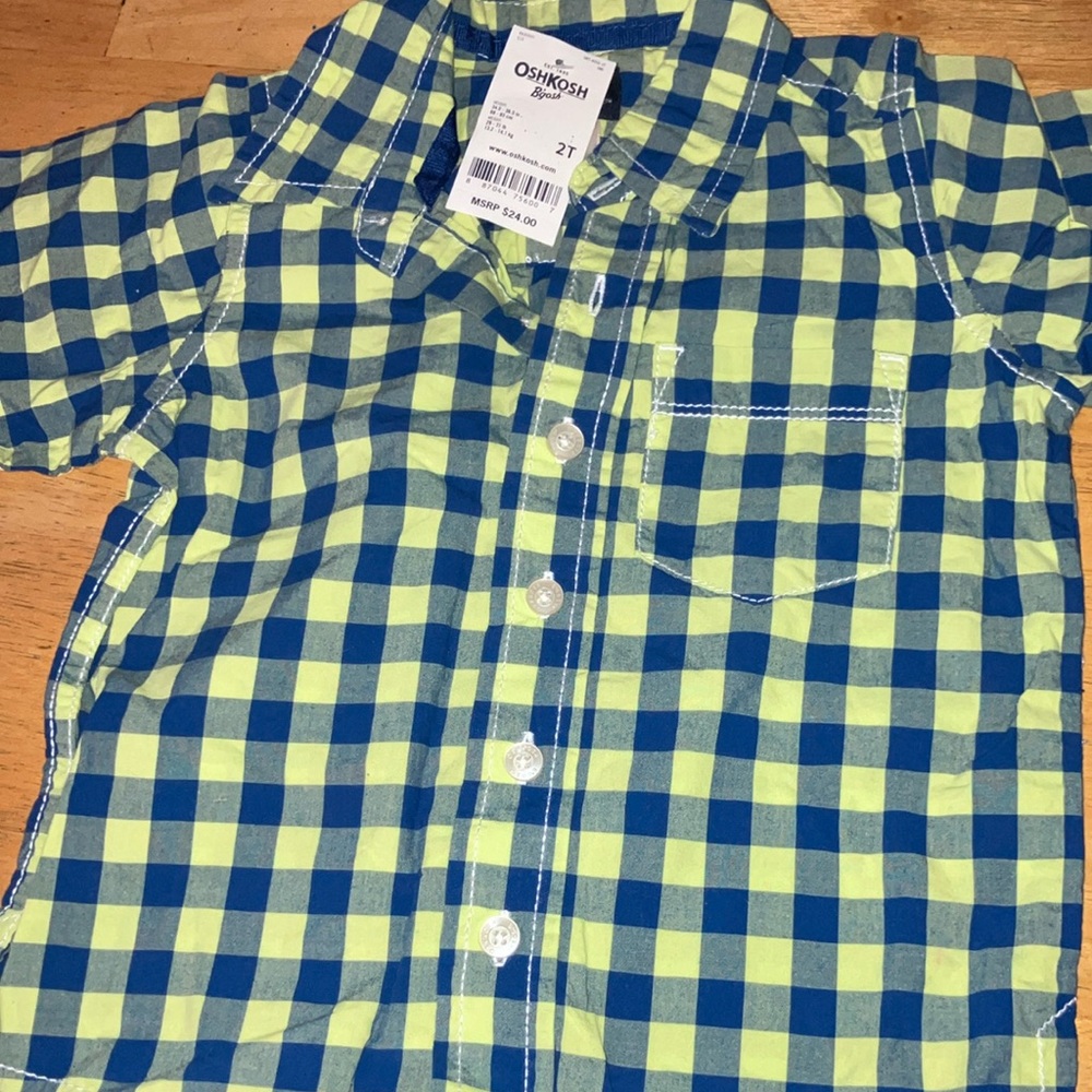 Oshkosh shirt size 2 t nwt